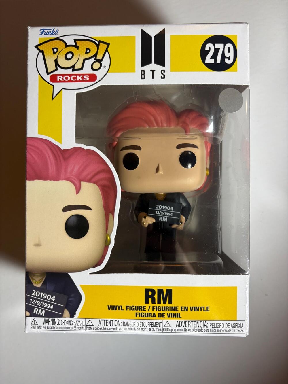 POP! Funko Rocks BTS #279 RM - Picture 1 of 4